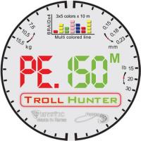 Многоцветный шнур PE Troll Hunter (0,23 мм)